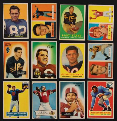 Lot #891 1950s-60s Football Card Lot of (40) with