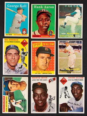 Lot #774 1950s Topps Baseball Lot of (21) with