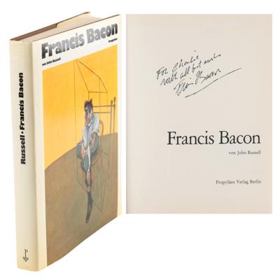 Lot #433 Francis Bacon Twice-Signed Book - Image 1