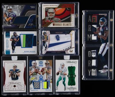 Lot #947 NFL Quarterbacks (16) Autographs and Relics Football Cards - Image 1