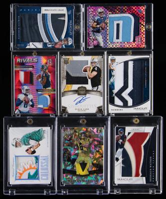 Lot #947 NFL Quarterbacks (16) Autographs and Relics Football Cards - Image 2