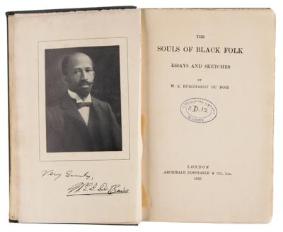 Lot #98 W. E. B. Du Bois: 