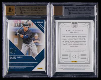 Lot #863 Aaron Judge (2) Autograph/Relic Cards Baseball Cards - Image 2
