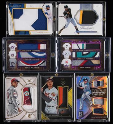 Lot #854 Baseball Stars (17) Patch Relics Baseball Cards - Image 1