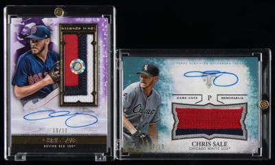 Lot #868 Chris Sale (7) Autograph/Relic Cards - Image 2