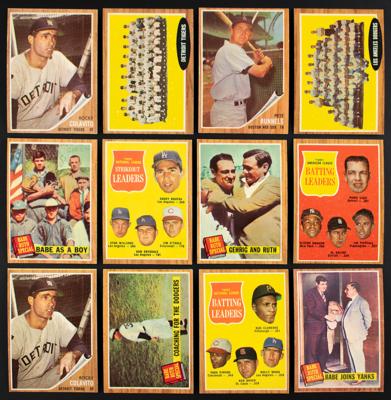 Lot #792 1962 Topps Baseball Mid-to-High Grade