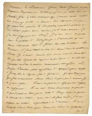 Lot #351 Eugene de Beauharnais Letter Signed - Image 1