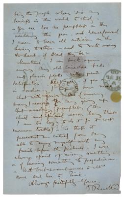 Lot #514 John Ruskin: The art critic and chief supporter of J.M.W. Turner: 