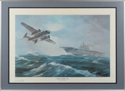 Lot #359 Doolittle's Raiders Signed Lithograph and Multi-Signed Companion Sheet - Image 1