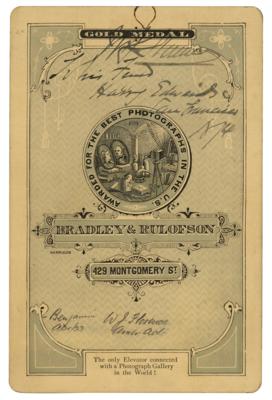 Lot #653 William J. Florence Twice-Signed Photograph - Image 2