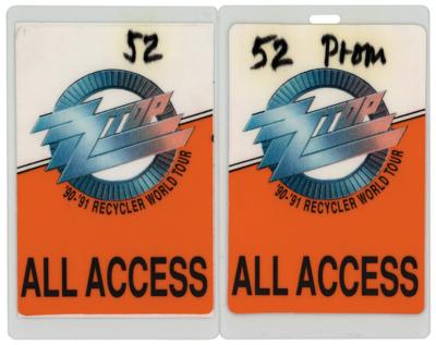 Lot #604 ZZ Top (2) Signed Photographs - Image 2