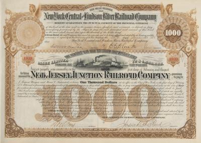 Lot #108 J. Pierpont Morgan Signed Mortgage Bond - Image 1