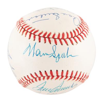 Lot #707 Baseball: 300 Game Winners Signed Baseball - Image 1