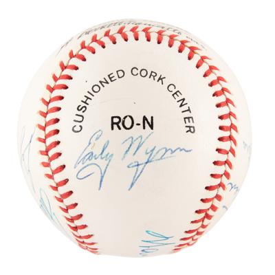 Lot #707 Baseball: 300 Game Winners Signed Baseball - Image 2