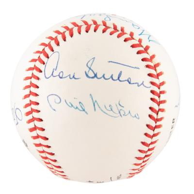 Lot #707 Baseball: 300 Game Winners Signed Baseball - Image 5
