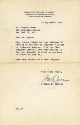 Lot #482 Ivan Turgenev Autograph Letter Signed - Image 4