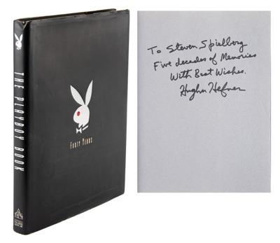 Lot #657 Hugh Hefner Signed Book to Steven Spielberg - Image 1