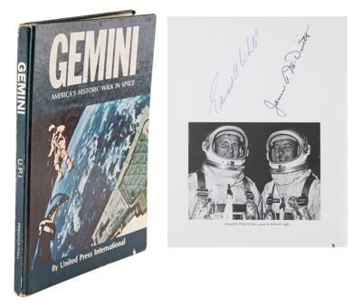 Lot #401 Gemini 4: White and McDivitt Signed Book - Image 1