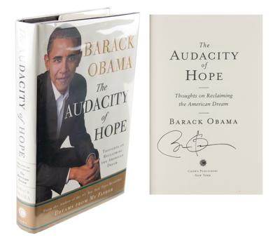 Lot #81 Barack Obama Signed Book - Image 1