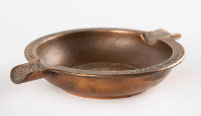 Lot #389 USS Constitution 1927 Bronze Restoration Ashtray - Image 2