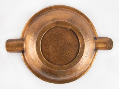 Lot #389 USS Constitution 1927 Bronze Restoration Ashtray - Image 3
