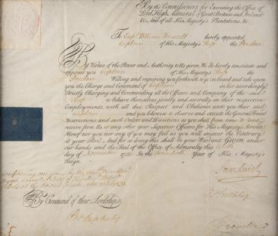 Lot #250 John Montagu, Earl of Sandwich Document Signed - Image 1