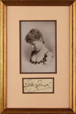 Lot #661 Lily Langtry Signature - Image 1