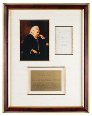 Lot #274 Queen Victoria Signature - Image 1