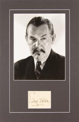 Lot #683 Sidney Toler Signature - Image 1