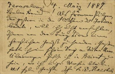 Lot #502 Ernst Haeckel Autograph Letter Signed - Image 1