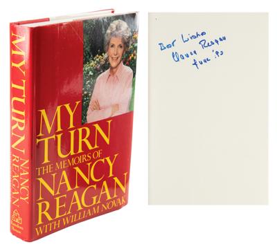 Lot #85 Nancy Reagan Signed Book - Image 1