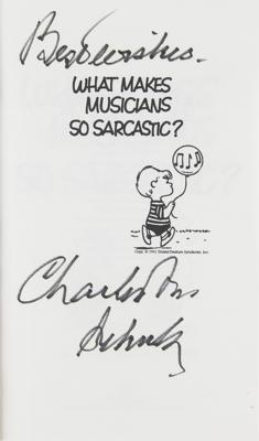 Lot #471 Charles Schulz Signed Book - Image 1