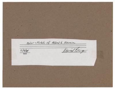 Lot #467 MAD Magazine: Dave Berg Original Sketch of Alfred E. Neuman - Image 2