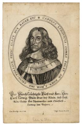 Lot #173 Charles I Louis, Elector Palatine Document Signed - Image 2