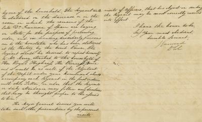 Lot #369 John Gurwood Letter Signed - Image 2