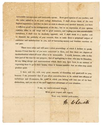 Lot #310 William Whewell Letter Signed - Image 1
