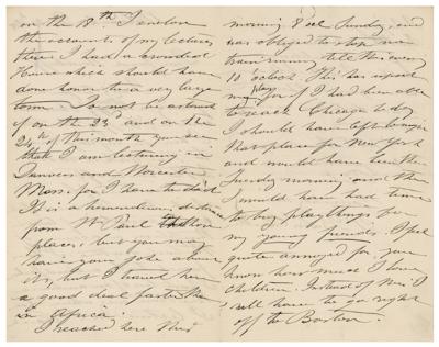 Lot #189 Paul Du Chaillu Signature and Autograph Letter Signed - Image 2
