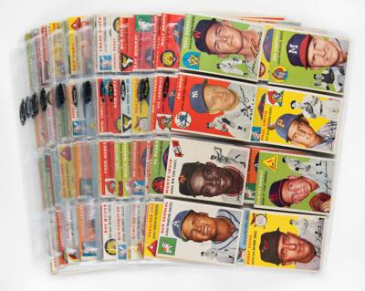 Lot #786 1954 Topps Baseball Mid-Grade Near Set (215/250) with Williams, Berra, and Snider Near Set - Image 2
