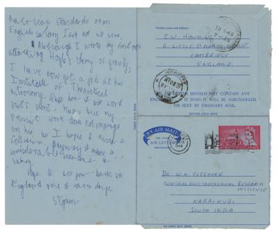 Lot #121 Stephen Hawking Autograph Letter Signed - Image 2
