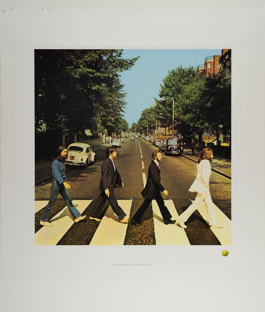 絵画 Beatles Beatles Abbey Road Iconic Album Cover Lithograph | RR Auction