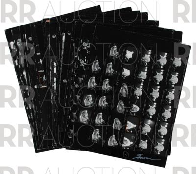 Lot #2237 Fleetwood Mac Archive of (22) Contact Sheet Photographs by Sam Emerson - Image 1