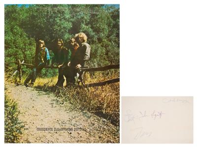 Lot #2193 Creedence Clearwater Revival Signed 1970 Honolulu Concert Poster - Image 1
