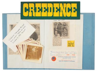 Lot #2193 Creedence Clearwater Revival Signed 1970 Honolulu Concert Poster - Image 5