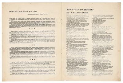 Lot #2079 Bob Dylan 1964 London Program - Image 4