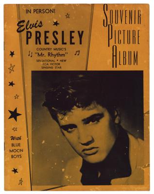 Lot #2183 Elvis Presley 1956 'Souvenir Picture Album' Concert Program  - Image 1