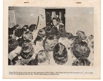 Lot #2183 Elvis Presley 1956 'Souvenir Picture Album' Concert Program  - Image 2