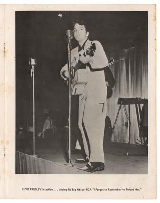 Lot #2183 Elvis Presley 1956 'Souvenir Picture Album' Concert Program  - Image 4