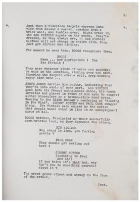 Lot #2301 Sex Pistols: Original Draft Script for 'Who Killed Bambi?' - Image 5