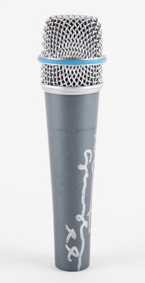 Lot #2343 Oasis: Noel Gallagher Set of (9) Handwritten Song Lyrics and Signed Stage-Used Microphone - Image 3