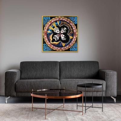 Lot #2279 KISS: Paul Stanley's 'Rock and Roll Over' Canvas Print - Image 2